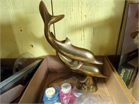 Brass Dolphin Figure, Small Frames, Paper Punches