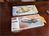 (2) 1/72 Aircraft Model Kits