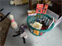 Basket with Toys and more