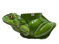Italian Ceramic Frog Planter