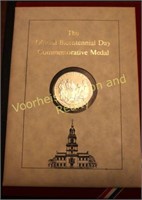 Official Bicentennail Day Commemorative Medal,