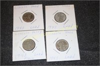 8 - 1943 steel Lincoln cents
