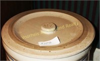 Stoneware lid fits 5 gal & other stone jars
