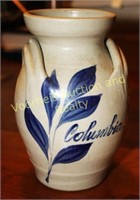 6" stoneware vase "Columbia, MO"