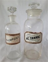 TWO EARLY APOTHECARY JARS