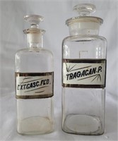 TWO EARLY APOTHECARY JARS