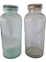 TWO APOTHECARY JARS