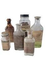 LOT OF SIX EARLY ONTARIO MEDICINE BOTTLES