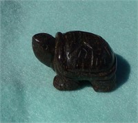 Carved Gemstone Turtle 1 1/2"
