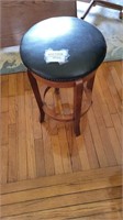 2-24" Covered Wood Stools