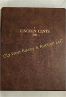 Lincoln Cents Booklet - 1941 -