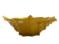 Yellow Ceramic Shell Planter