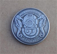 Muff Diver Hobo Style Dollar Challenge Coin