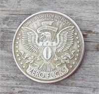 NO F**CKS Challenge Coin
