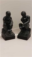 "THE THINKER" BOOKENDS