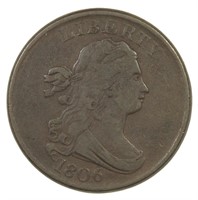 VF 1806 Half Cent