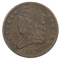 VF 1825 Half Cent