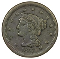 EF 1857 Large Cent