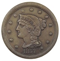 AU 1857 Large Cent