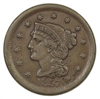 EF Large Date.1857 Large Cent