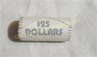 Roll of Dollar Coins