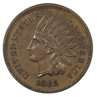 Very Choice AU 1865 Indian Cent