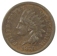 EF 1874 Indian Cent