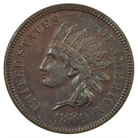 Unc 1880 Indian Cent
