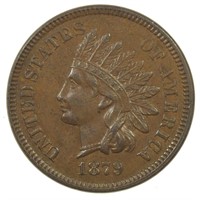 Very Choice AU 1879 Indian Cent