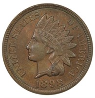 Choice Unc 1898 Indian Cent