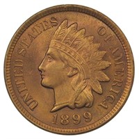 Gem Unc 1899 Indian Cent