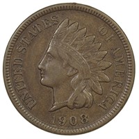 EF 1908-S Indian Cent