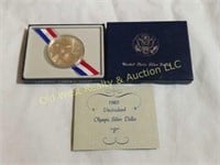 1983 Uncirculated Olympic Silver Dollar - P
