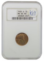 Very Choice RD 1931-S Lincoln Cent