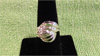 STERLING SILVER RING SIZE 7, NEW