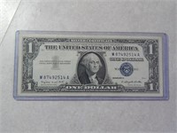 1957 A , one Dollar Silver Certificate