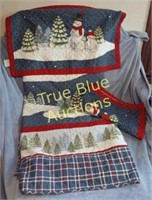 Christmas Comforter With (2) Large Pillowcases ( M