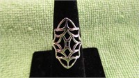STERLING SILVER RING SIZE 6.5, NEW