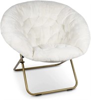 Milliard Cozy Chair/Faux Fur Saucer Chair