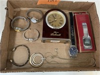 5 Watches, Clock, Bracelet, Necklace