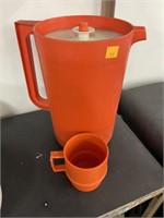 Vintage Tupperware pitcher & mug