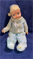 Vintage Ideal Patti Prays wind up doll cloth rubbr