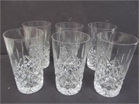 Set of 6 Rogaska Crystal Tumblers