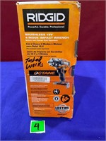 Ridgid tested and runs 18v 4- impact wrench