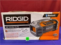 Ridgid tested and runs18v Jobsite Radio