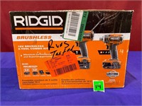 Ridgid tested and runs18v brushless 2- tool combo