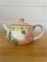 Vintage teapot hand painted