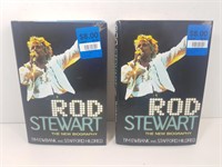 Rod Stewart Biography Books (x2)