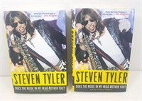 Steven Tyler Memoir Books (x2)