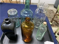 Four Old Bottles, Amber South Carolina Dispensary